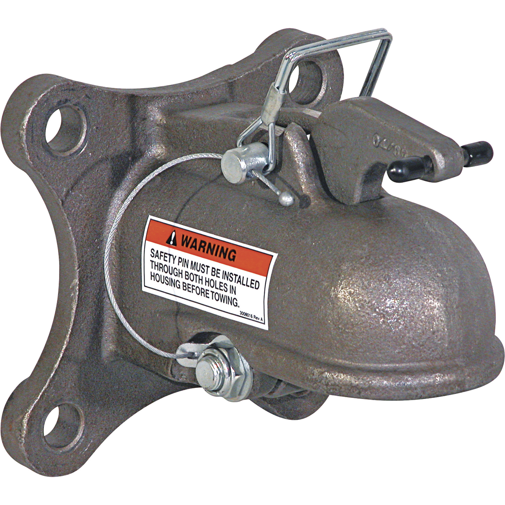 Buyers Products, Coupler 2-5/16in.Inc.4Hole Plate, Fits Ball Size 2-5/16 in, Model# 0091558